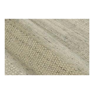 Rug & Kilim’s Contemporary Textural Rug in Cream and Gray Tones For Sale