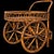 French Riviera Rattan Bar Cart Audoux & Minet 1950s For Sale - Image 9 of 10