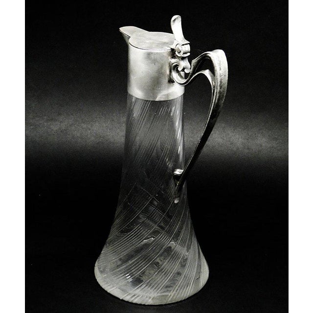 20th Century Wine Jug from Roman Plewkiewic, Warsaw, Poland, 1890s For Sale - Image 6 of 9