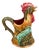 Le Gaulois Rooster Barbotine Pitcher from Onnaing, 1960s For Sale
