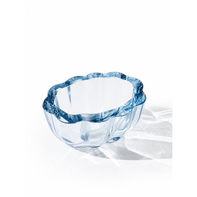 Vintage Danish Clear Glass Bowl from Dansk Guldsmede-Håndværk, 1960s For Sale - Image 6 of 7