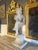 Mid 18th Century 18th Century Italian Antique Marble Dancing Putto on a Base For Sale - Image 5 of 12