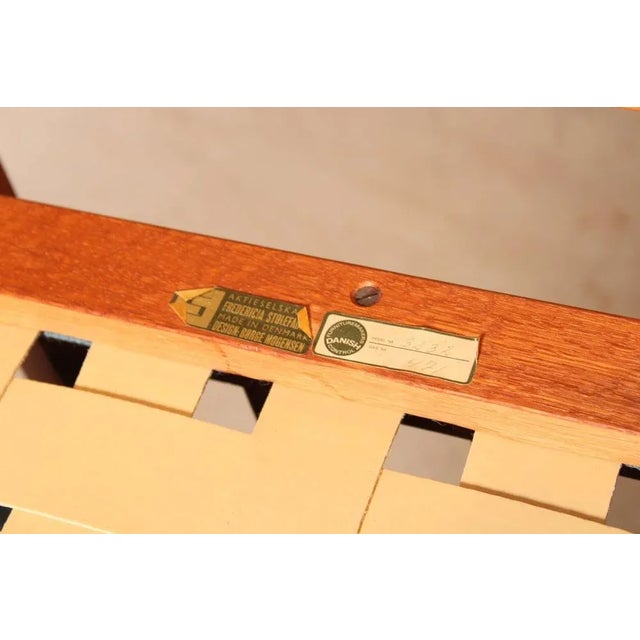 Vintage Danish Model 3232 Lounge Chairs in Oak by Borge Mogensen for Fredericia Stolefabrik, 1960s, Set of 4 For Sale - Image 14 of 15