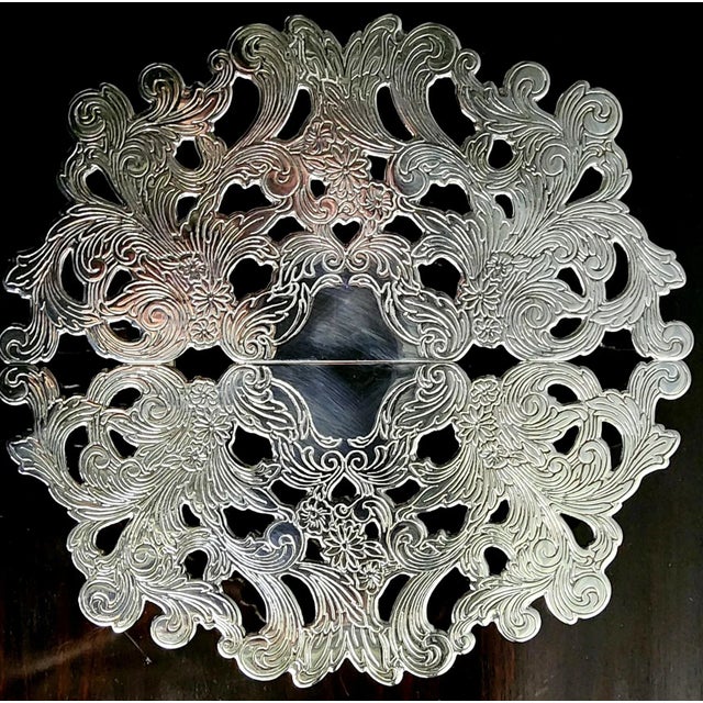 Metal The Sheffield Silver Co. Vintage Fine Silver Plate Trivet For Sale - Image 7 of 13