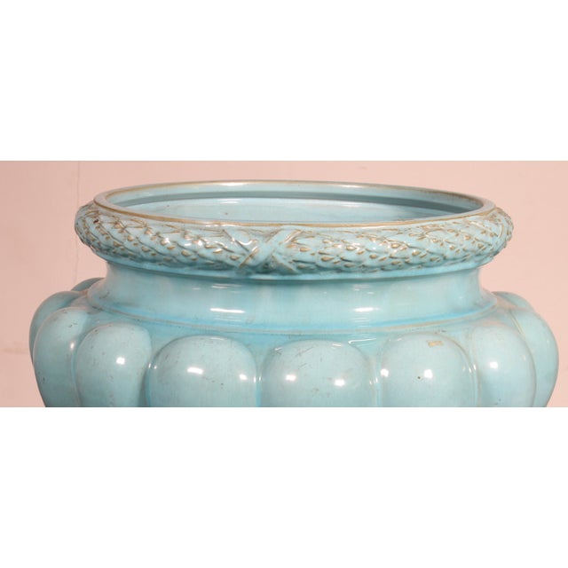 19th Century Glazed Ceramic Planter For Sale - Image 6 of 10