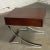 Wood Late 20th Century Modern Broyhill Chrome & Wood Cantilever Base End or Side Table With Drawer For Sale - Image 7 of 12