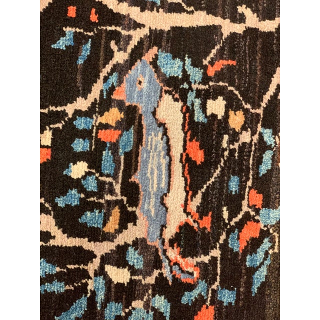 Brown Color Turkish Vintage Bidjar 6'11'' X 12'8'' For Sale - Image 4 of 8