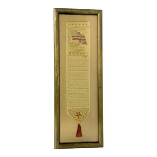 Victorian Stevengraph Bookmark For Sale