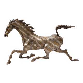 Huenergardt Bronze Running Horse Sculpture For Sale