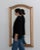 Brown Wooden Mirror For Sale - Image 8 of 8