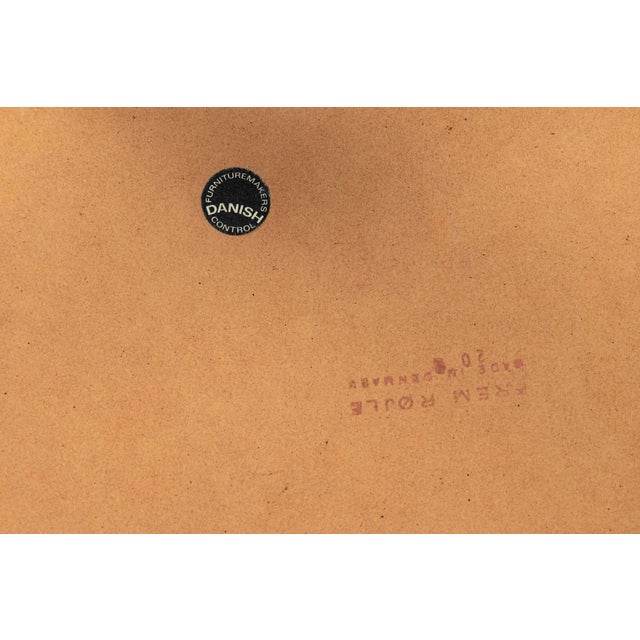 Mid Century Danish Modern Teak Dining Chairs by Poul Volther for Frem Rojle For Sale - Image 12 of 15