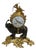 Gilt Bronze Desk Clock with Elephant Angel Decor For Sale