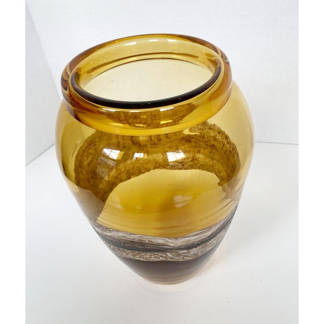 Murano Hand Blown Multi Color Vase Chairish