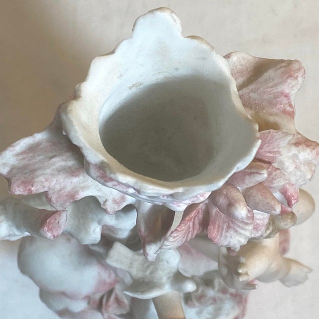 1960s Arnart Creations Cherub Porcelain Candlesticks- a Pair For Sale In Palm Springs - Image 6 of 12