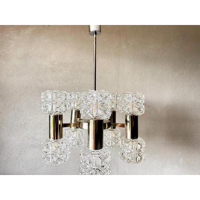 Vintage Chandelier from Kaiser Leuchten, 1970s For Sale - Image 15 of 15