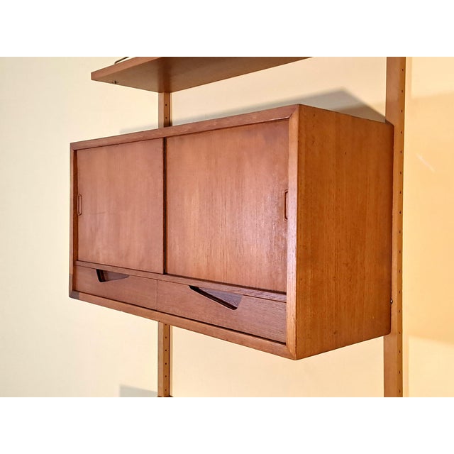 Mid-Century Scandinavian Wall-Mounted Secretary Desk by Kjell Riise, 1960s For Sale - Image 12 of 18