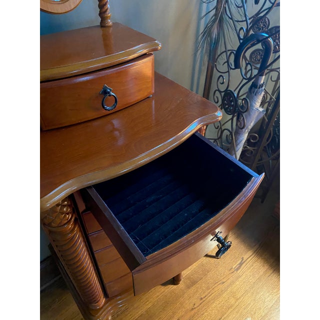 Phillip Lloyd Powell 1990s Powell Jewelry Armoire For Sale - Image 4 of 5