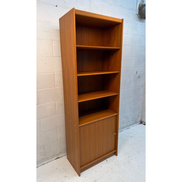 Mid-Century Modern Mid-Century Modern Danish Teak Bookcase For Sale - Image 3 of 9
