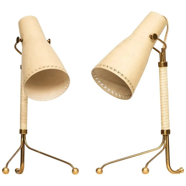 Swedish Table Lamps Attributed to Hans Bergström from ASEA, 1950s, Set of 2 For Sale - Image 14 of 14