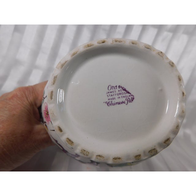 Ceramic 1950s James Kent Old Foley Coffee Pot in Chinese Rose For Sale - Image 7 of 7