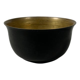 Art Deco Lacquered Bronze Bowl by Jean Dunand, 1930 For Sale