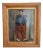 Albert Chavaz, Officer in Costume, Oil on Cardboard, Framed For Sale