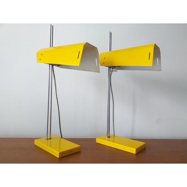 Mid-Century Modern Mid-Century Table Lamps by Josef Hurka for Lidokov, 1970s, Set of 2 For Sale - Image 3 of 10