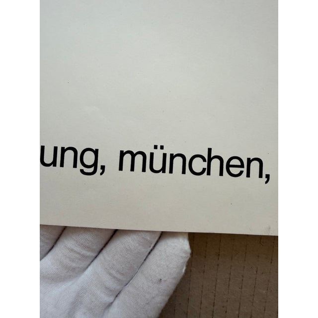 1960s Anonymous Artist, Modernes Kunsthandwerk in Japan, Die Neue Sammlung Munich, 1964, Vintage Exhibition Poster For Sale - Image 5 of 10