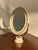 1970s Table Mirror in Laquered Wood and Metal with Marble Base, 1970s For Sale - Image 5 of 12