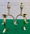 Victorian Late 19th Century Small Brass Firedogs/Andirons For Sale - Image 3 of 8