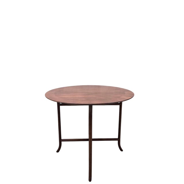 Wood MCM Widdicomb Walnut Occasional Tables by t.h. Robsjohn-Gibbings – Pair For Sale - Image 7 of 11