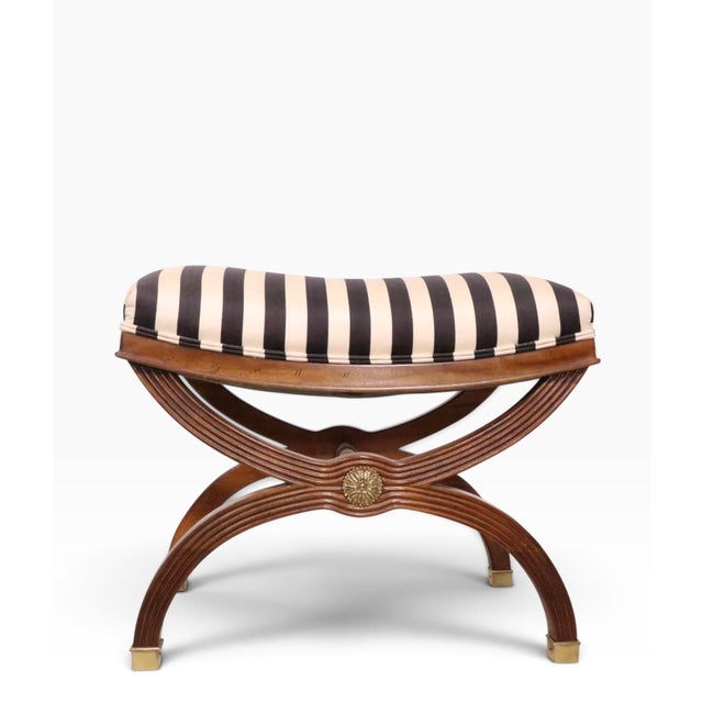 Pr. Regency Revival Bench Ottomans For Sale - Image 13 of 17
