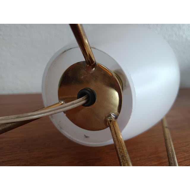 Gold Vintage Table Lamp by Disderot, 1950s For Sale - Image 8 of 11