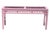 Gordons Inc. 1980’s Chinese Chippendale Fretwork Sofa/Console Table For Sale - Image 4 of 17