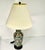 Mid 20th Century Chinoiserie Boho Chic Hollywood Regency Ceramic Flora Botanical Table Lamp, Textile Shade For Sale - Image 12 of 18