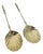 Antique Victorian Sterling Silver Serving Spoons from Mappin & Webb, 1887, Set of 2 For Sale