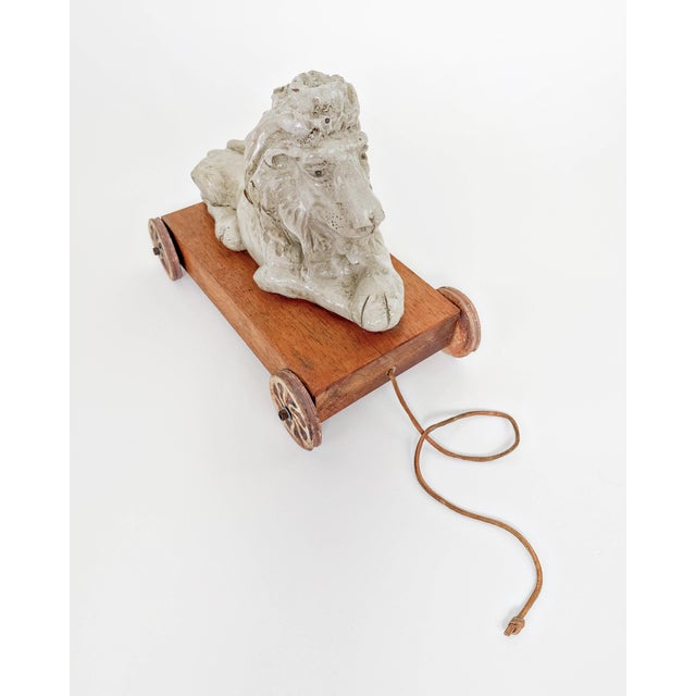1975 Stoneware Circus Lion Sculpture by Jon Carlos Lopez For Sale - Image 10 of 11