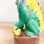 Antique Famille Verte Style Ceramic Foo Dog Pair: Green, Yellow and Brown Glazed Asian Figurines For Sale In Boston - Image 6 of 11