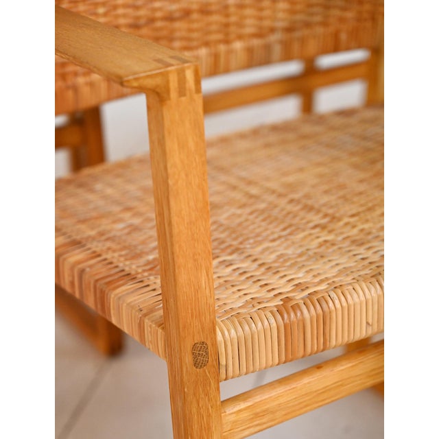 Brown Model BM62 Chairs by Børge Mogensen, 1950s, Set of 6 For Sale - Image 8 of 16