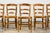 French Country Set of 12 French Louis Philippe Style Walnut Dining Chairs With Rush Seats For Sale - Image 3 of 18