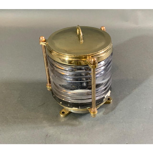 Solid Brass Nautical Dock Light For Sale In Boston - Image 6 of 8