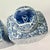 Mid-Century Boho Chic Chinoiserie Hollywood Regency Blue & White Square Happiness Ginger Jars - A Pair For Sale - Image 6 of 15