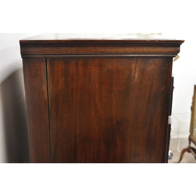Wood 19th C English George II Burl Walnut Chest on Chest Dresser Chest of 8 Drawers For Sale - Image 7 of 13