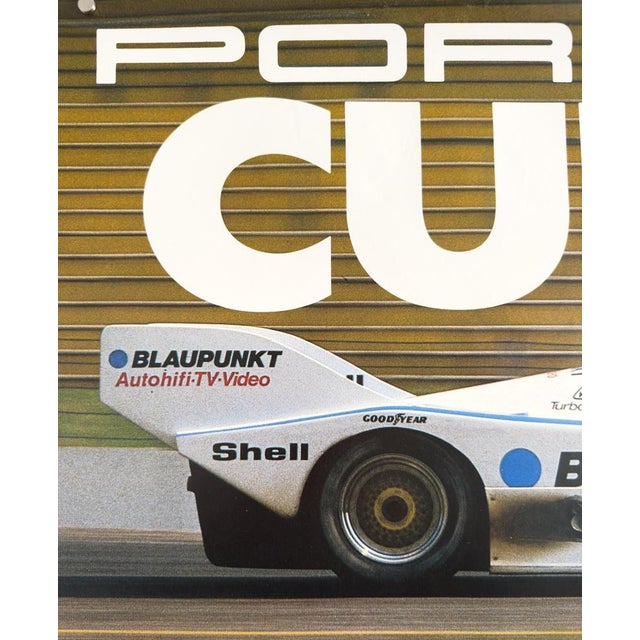 Cup 86 Porsche Poster from Erich Strenger, 1986 For Sale - Image 4 of 9
