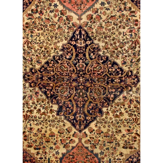 Persian Antique Persian Farahan Sarouk Rug 4'7" X 6’5" For Sale - Image 3 of 5