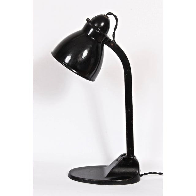 Viktoria Lampe adjustable Industrial table lamp in the style of Jacobus Johannes Pieter Oud. Featuring adjustments at...