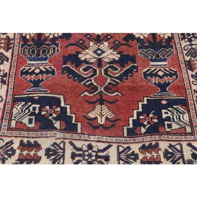 Vintage Persian Bakhtiari Rug - 04'03 X 06'03 For Sale - Image 4 of 9
