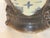 Pair Antique Chinese Brown Glaze With Blue & Withe Decor Garden Stools For Sale - Image 13 of 16