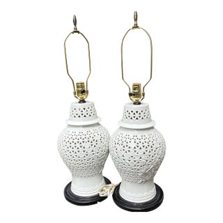 Pair of Vintage Japanese Blanc De Chine Circa 1950 For Sale