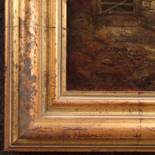 American Artist, Countryside Landscape, 1854, Oil on Canvas, Framed For Sale - Image 11 of 17